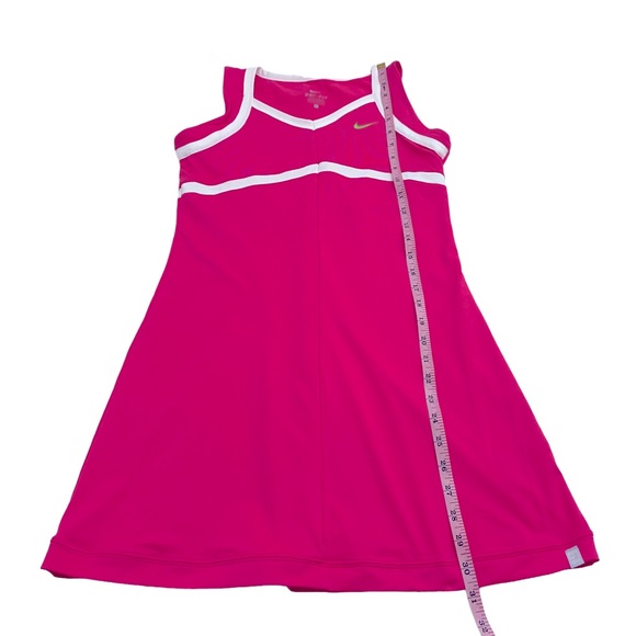 Nike Pink White & Green Dri-Fit Tennis Dress, Size Large - Picture 5 of 11